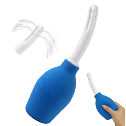 Poire de Lavement Bleue 310 ML -...