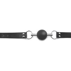 Baîllon Cuir Solid Ball Gag