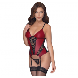 Corset Basque Rouge S