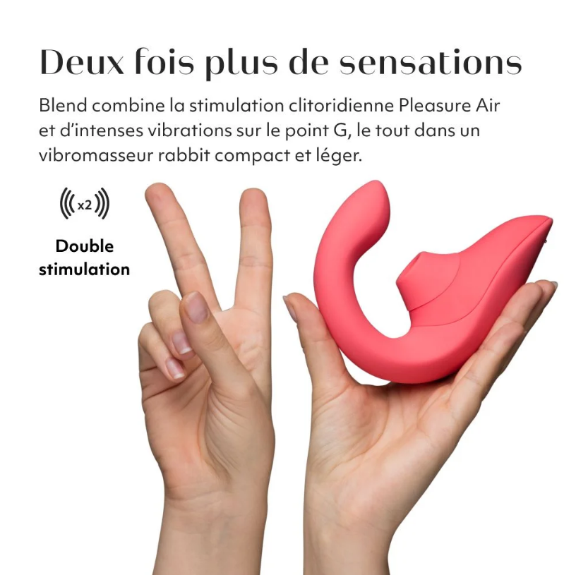 Blend Corail - Vibromasseur double action Womanizer
